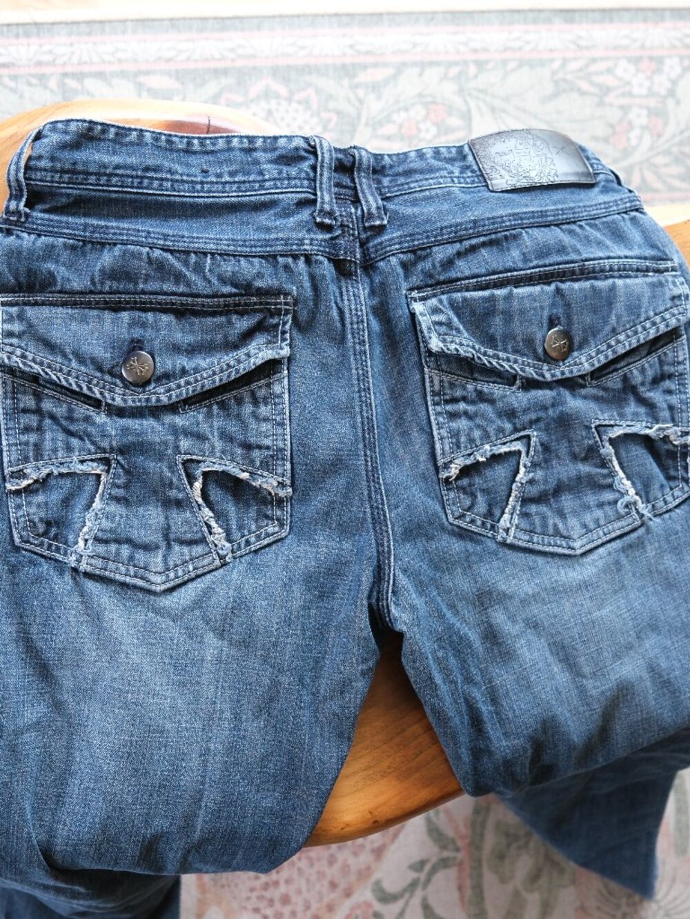 Helix Slim Boot Denim Blue Jeans